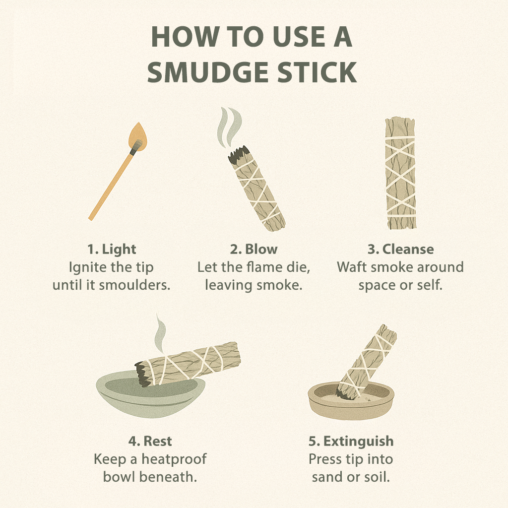 Slimline Sage Smudge Stick, Dragon's Blood 4"