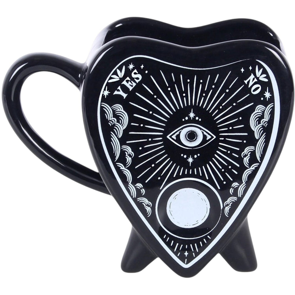 BLACK PLANCHETTE MUG