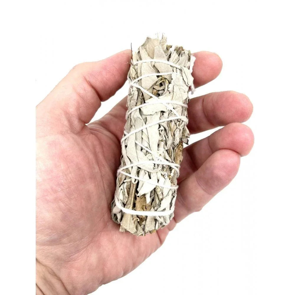 White Sage Smudge Stick 4″ – Spiritual Cleansing