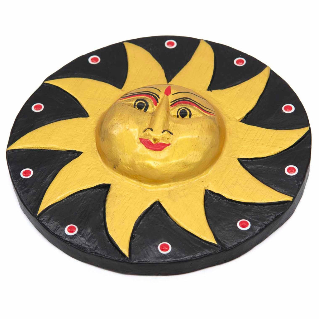 Black and Gold Sun Plaque