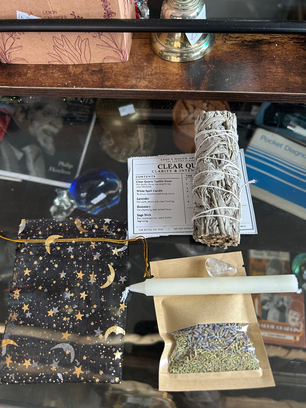 Clear Quartz Clarity & Intention Spell Kit
