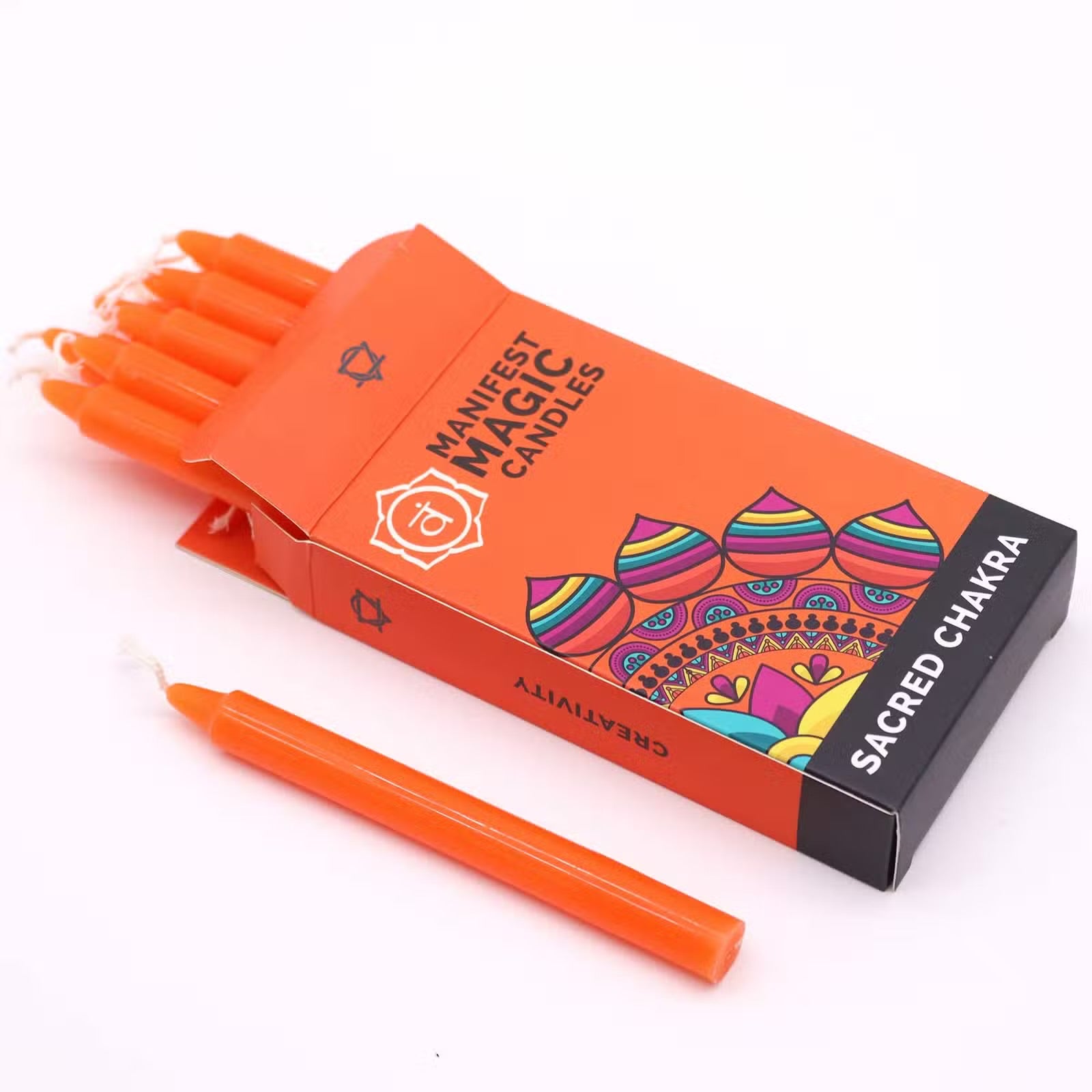Orange Manifest Magic Candles (set of 12)