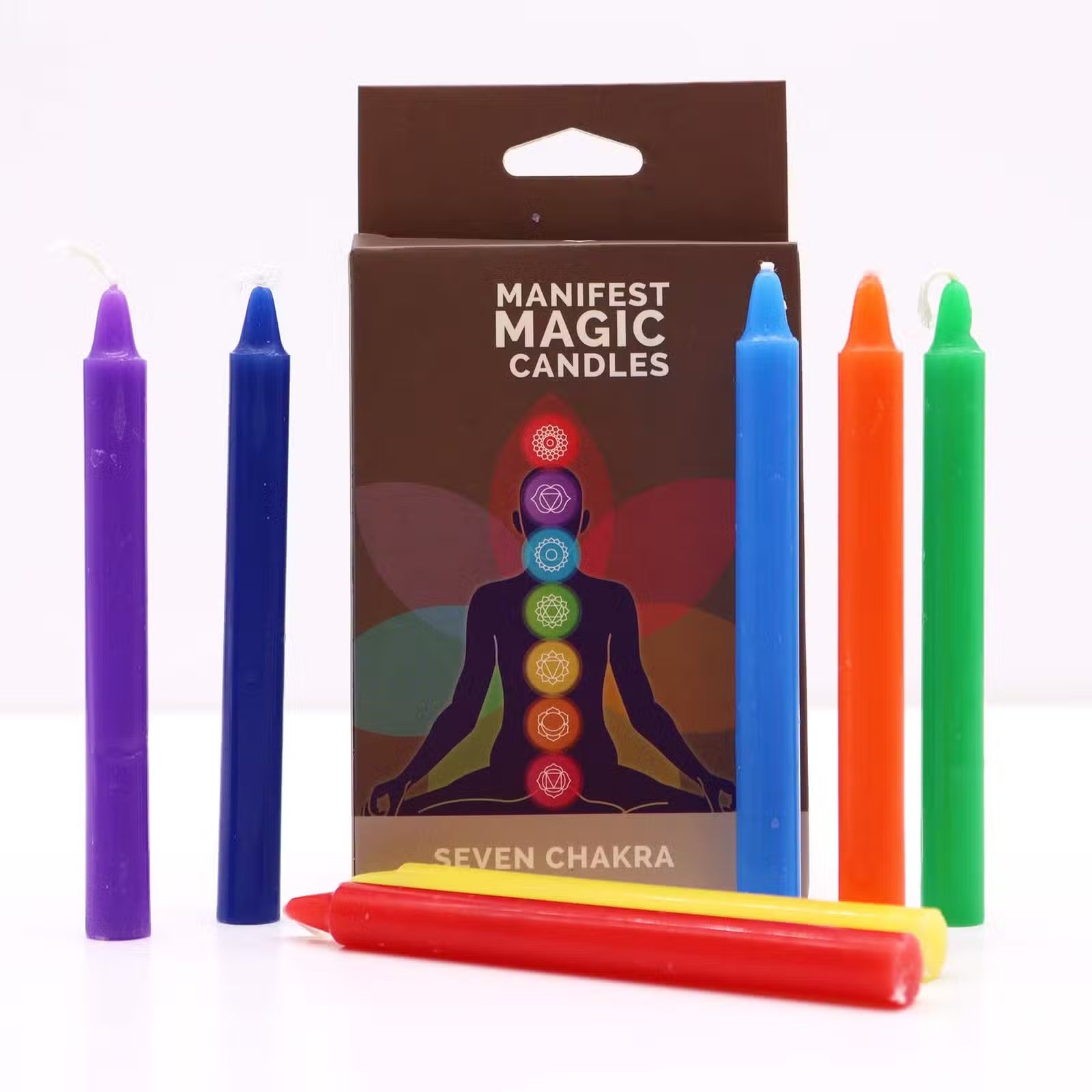 Seven Charkra Manifest Candles
