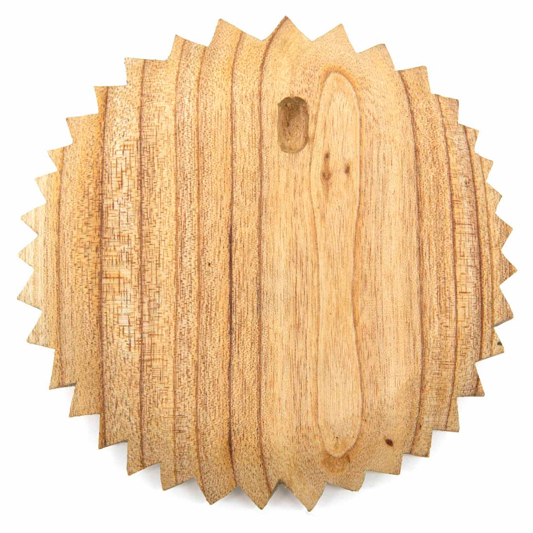 Green Man Round Wood Plaque