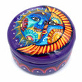 Mexican Painted Sun and Moon Trinket Box