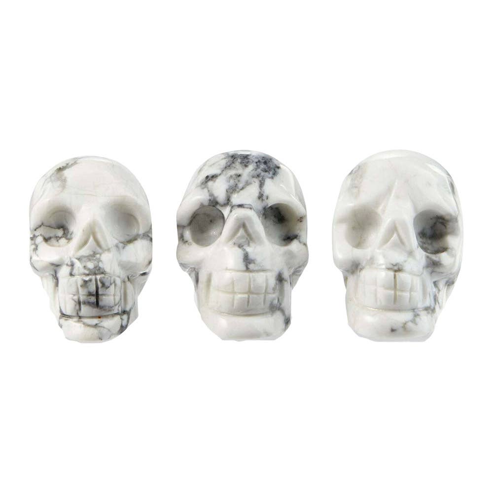Mini Crystal Skull Head, 2cm