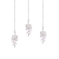 1x Raw Gemstone Pendulum - Rock Quartz