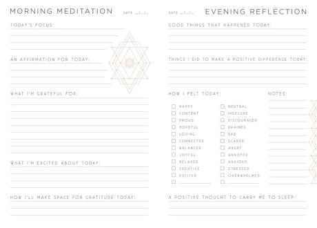 Gratitude: A Day and Night Reflection Journal – 184-Page Guided Gratitude Journal