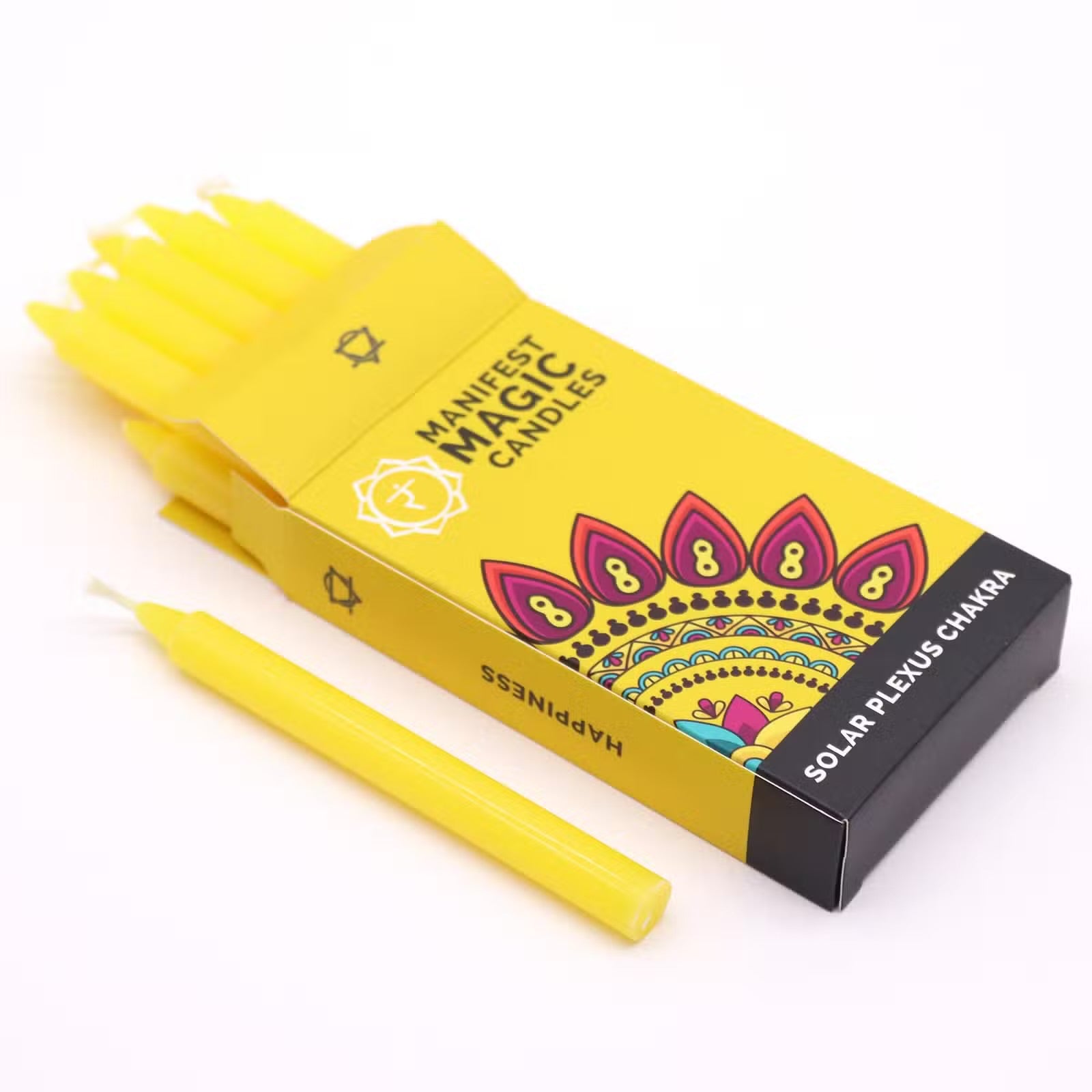 Yellow Manifest Magic Candles (set of 12)