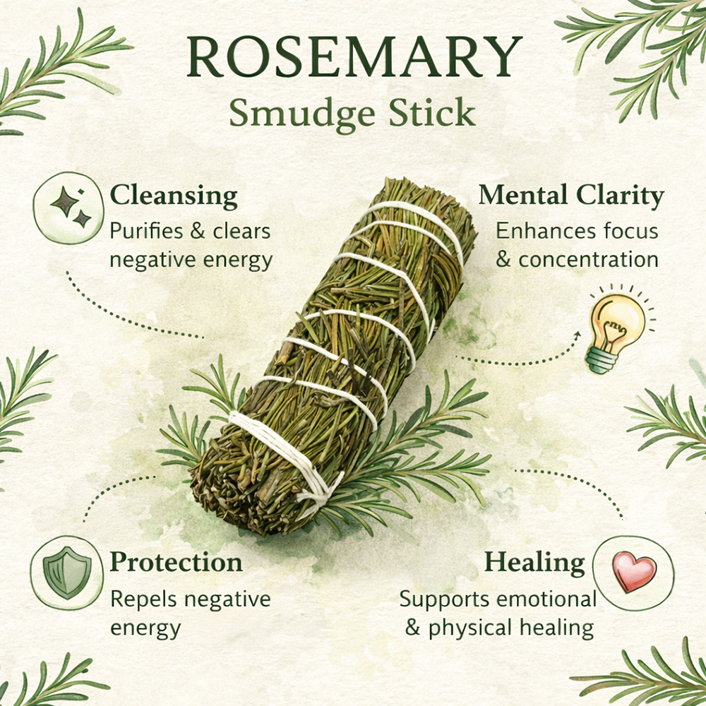 Smudge Stick, Rosemary 4"