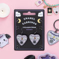 PASTEL TALKING BOARD PLANCHETTE EARRINGS