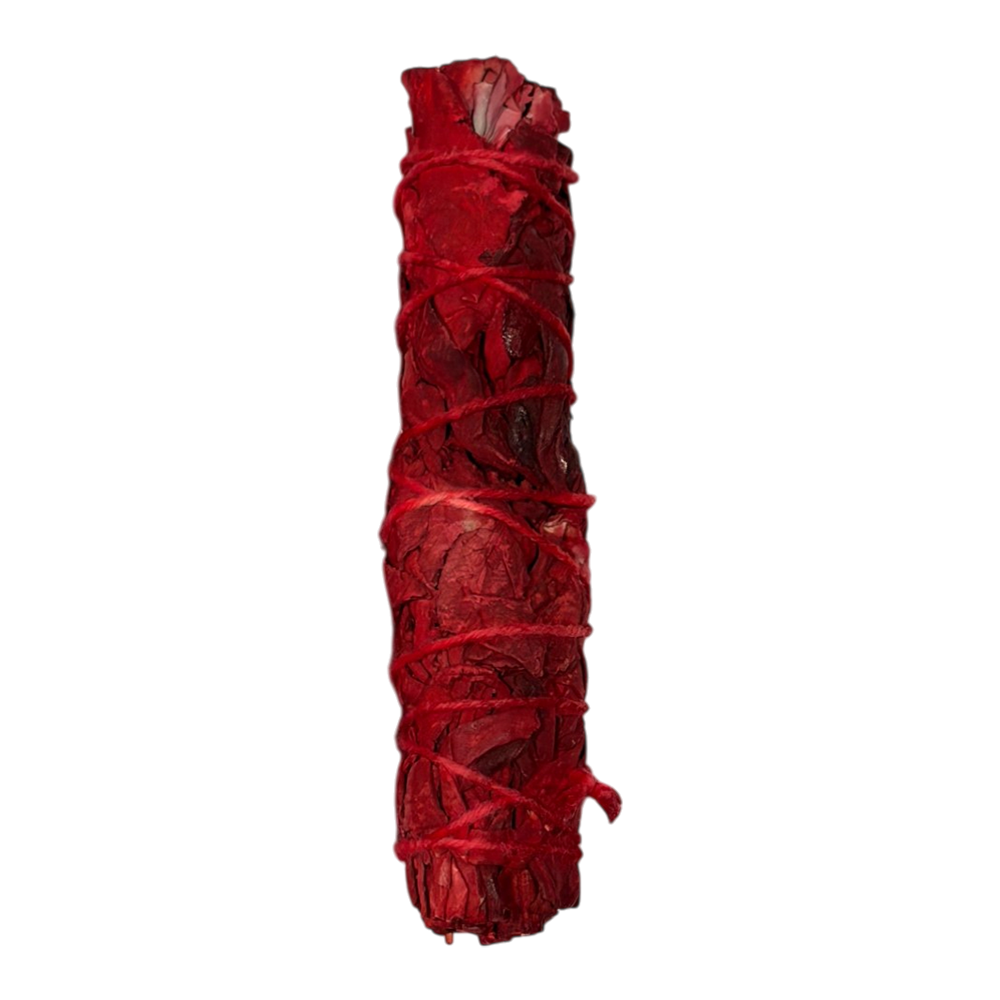 Slimline Sage Smudge Stick, Dragon's Blood 4"