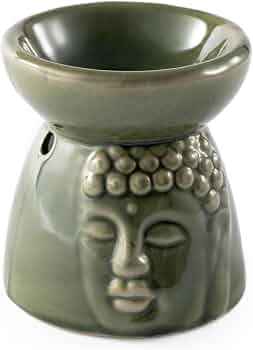 MYGA Green Buddha Ceramic Oil Burner / Wax Melt Burner
