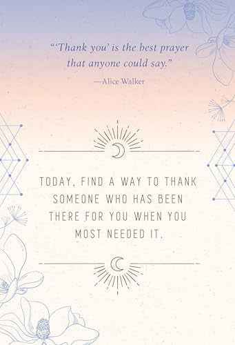 Gratitude Journal & Inspirational Card Deck Set – 64 Cards, Guidebook & Card Stand