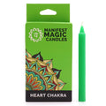 Green Manifest Magic Candles (set of 12)