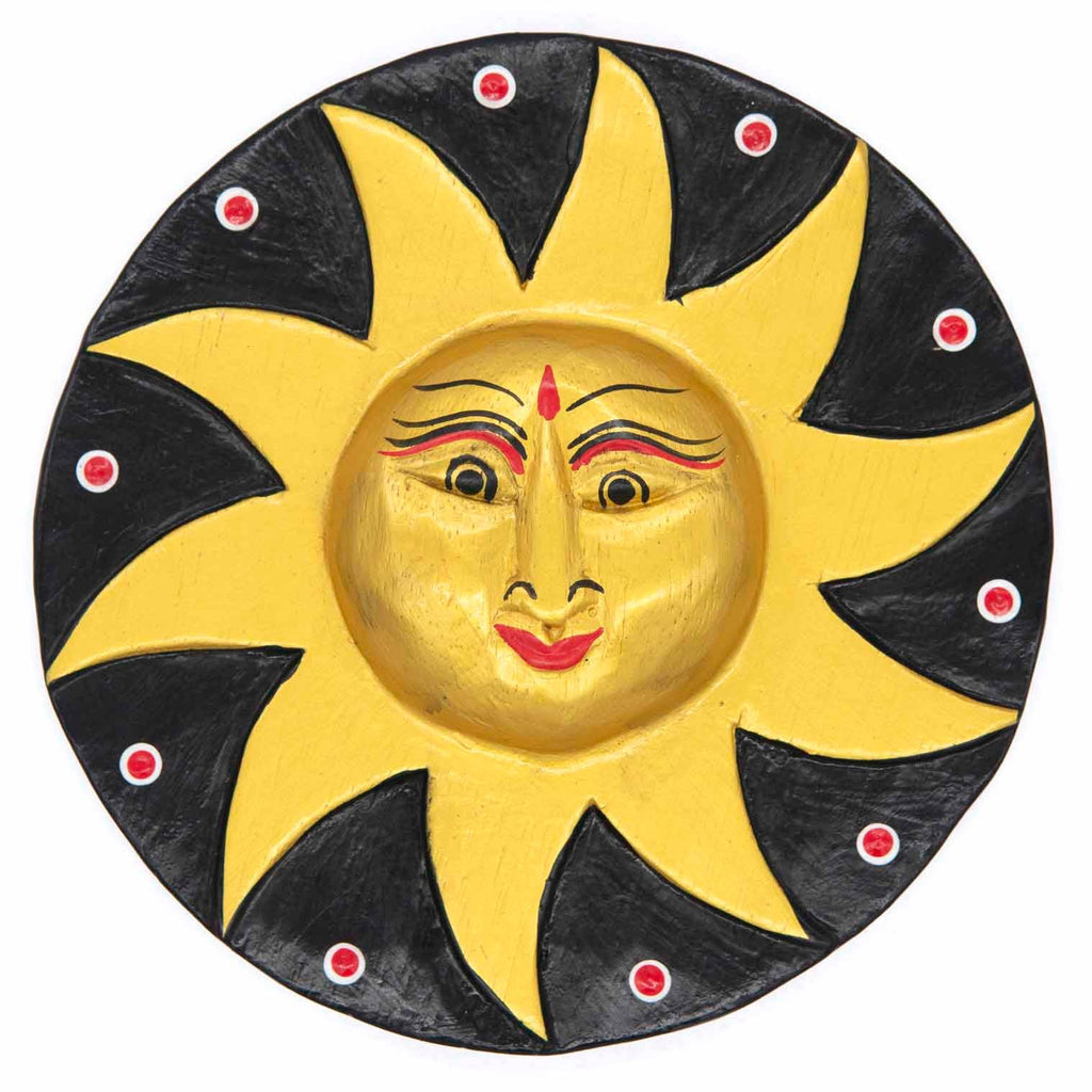 Black and Gold Sun Plaque