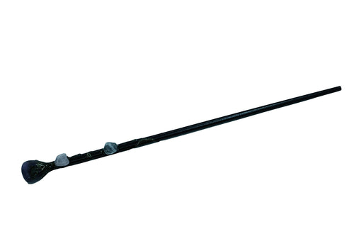 Amethyst Crystal Wand – Black Handle