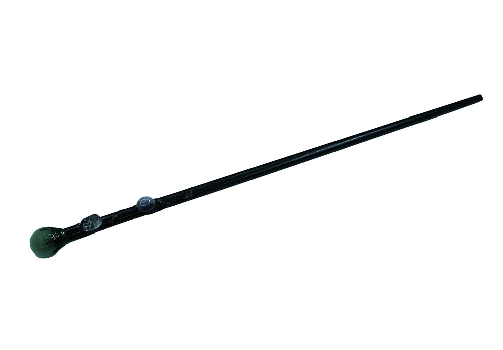 Aventurine Crystal Wand – Black Handle