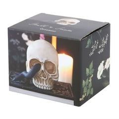 SKULL ORNAMENT WITH SNAKE