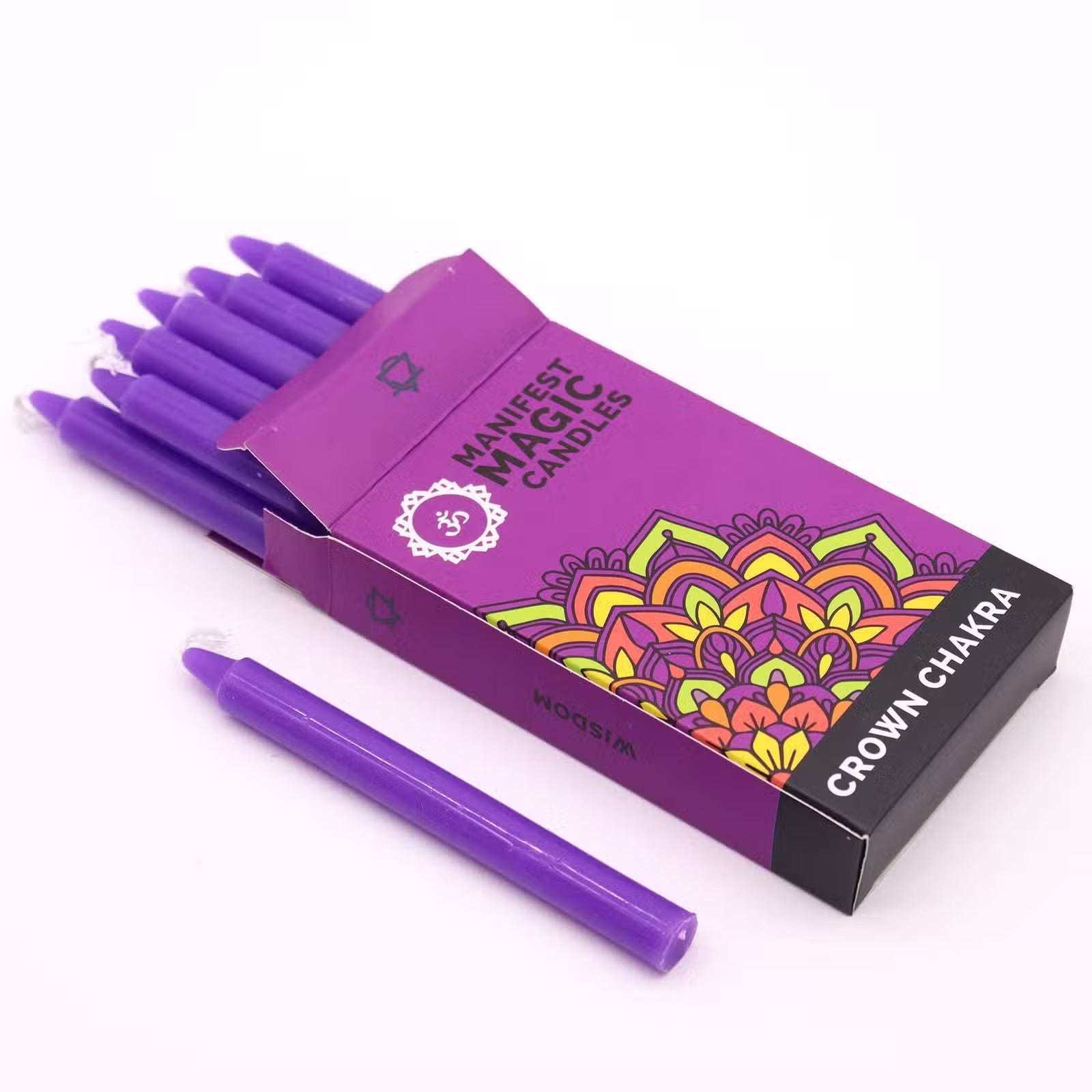 Purple Manifest Magic Candles (set of 12)
