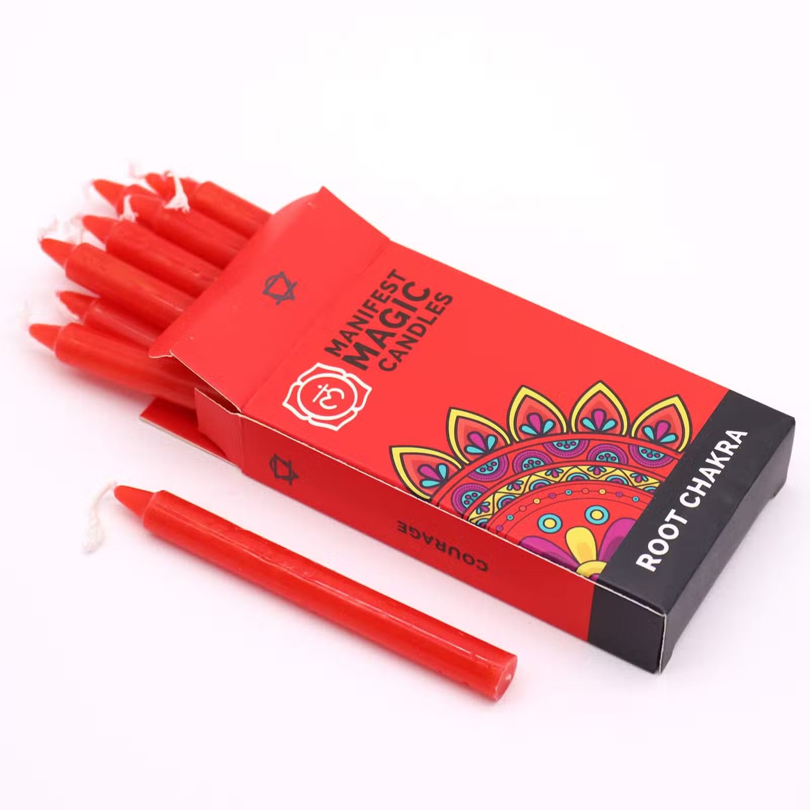Red Manifest Magic Candles (set of 12)