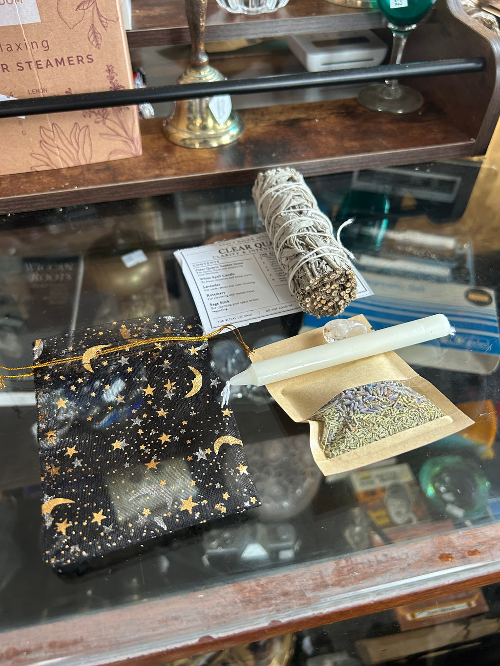 Clear Quartz Clarity & Intention Spell Kit