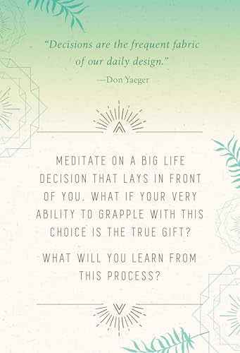 Gratitude Journal & Inspirational Card Deck Set – 64 Cards, Guidebook & Card Stand