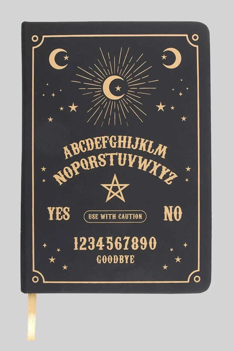 BLACK TALKING BOARD A5 NOTEBOOK