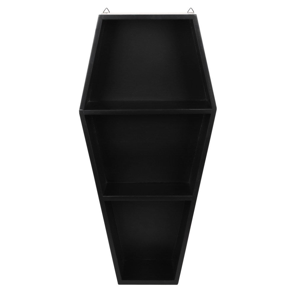 Coffin Shelving Display Gothic MDF Wall Shelf 50cm