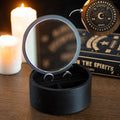 Black Talking Board Jewellery Box Gothic Gold Finish Mirror