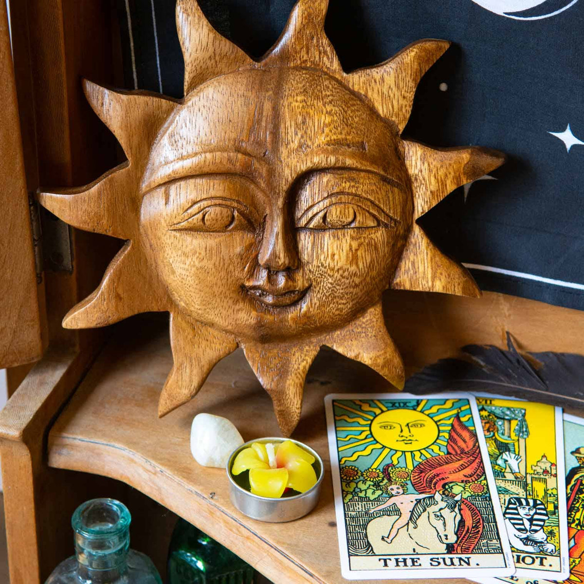 Sun Face Carving